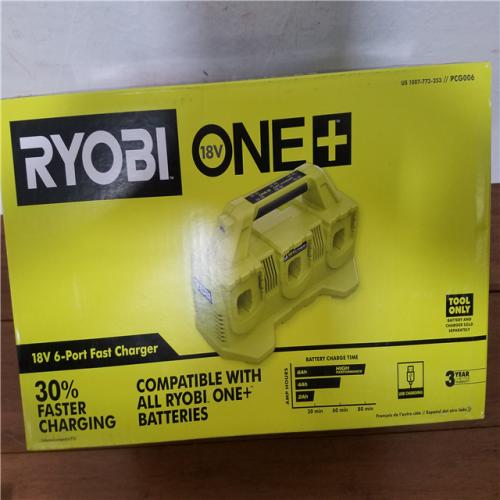 California AS-IS Ryobi One+ 18V 6-Port Fast Charger