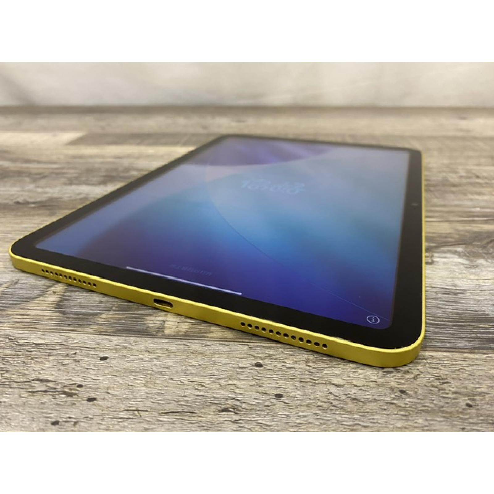 AS-IS Apple iPad 10th Gen 64GB Yellow Wi-Fi MPQ23LL/A