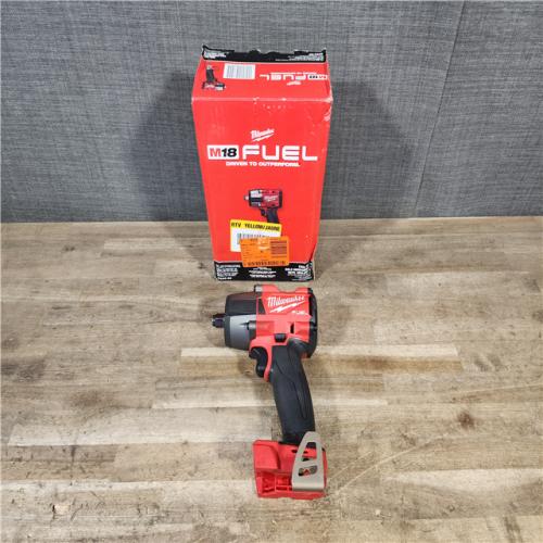 HOUSTON LOCATION - AS-IS Milwaukee M18 18V Fuel 1/2 Mid-Torque Impact Wrench Cordless Lithium-Ion Brushless with Friction Ring 2962-20
