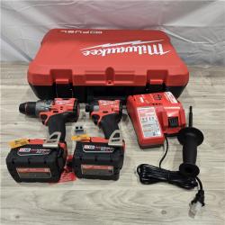 LIKE NEW! - MILWAUKEE FUEL 18 Cordless Hammer Drill and Impact Driver Combo Kit