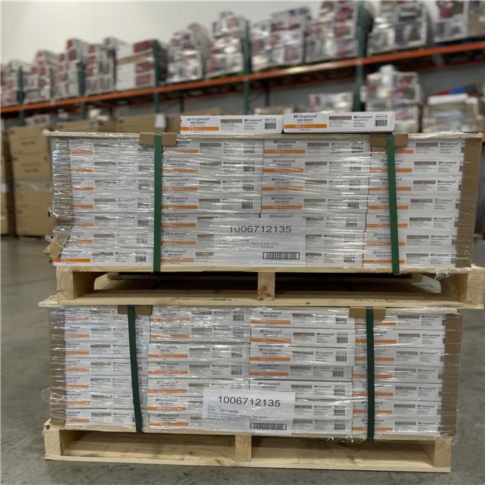 DALLAS LOCATION- Lifeproof Sterling Oak 22 MIL x 8.7 in. W x 48 in. L Vinyl Plank Flooring PALLET (58 CASES)