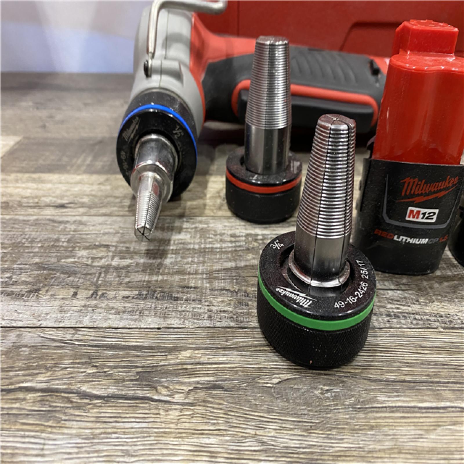 AS-IS Milwaukee 12-Volt Lithium-Ion Cordless ProPEX Expansion Tool Kit