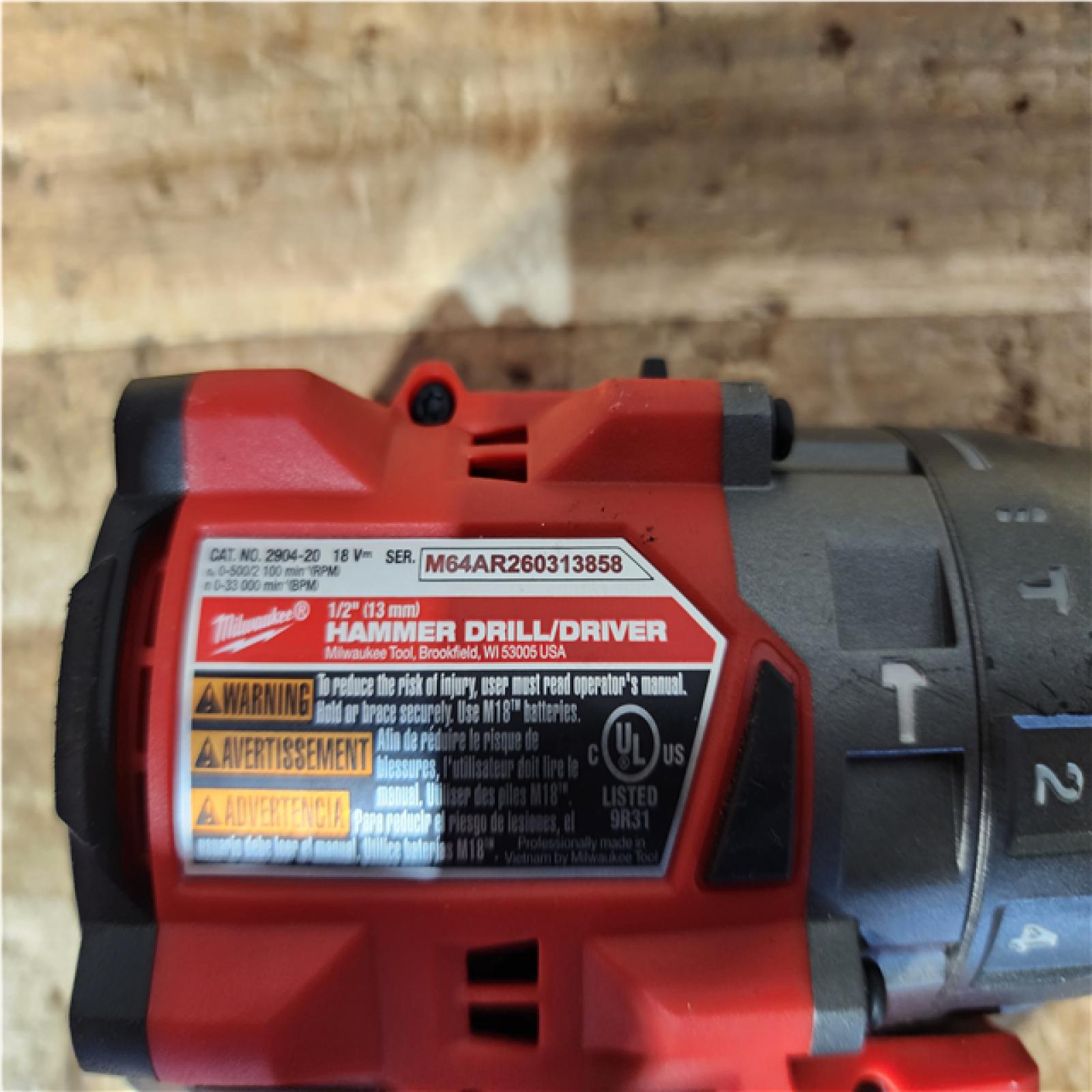 Houston Location AS-IS Milwaukee FUEL Drill