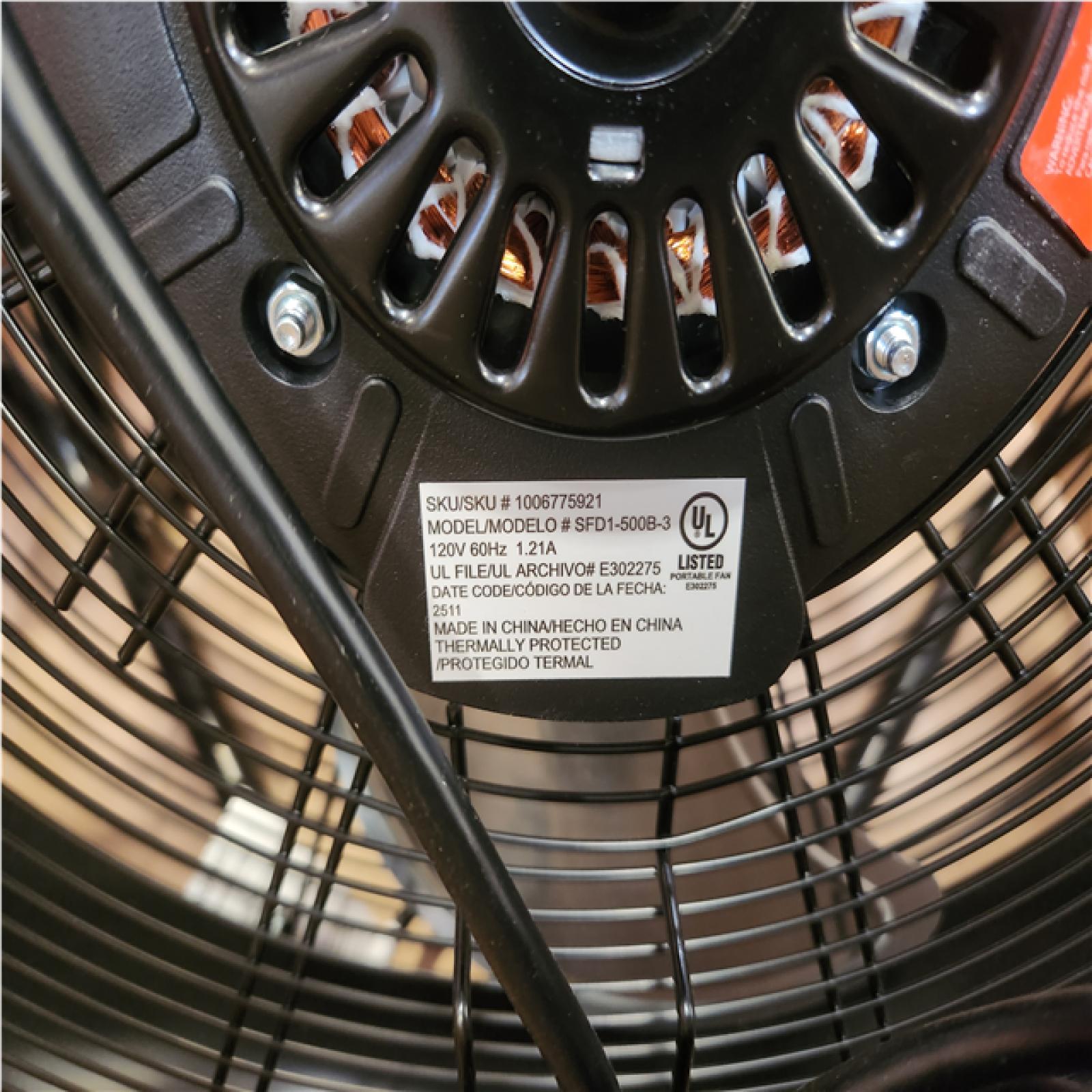 Phoenix AS-IS Mixed Commercial Electric High Speed Floor Fans Pallet of 8