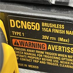AS-IS DEWALT Cordless 20V MAX XR Angled Finish Nailer (Tool Only)