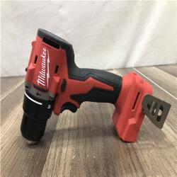 AS-IS Milwaukee 18V Lithium-Ion Brushless Cordless 1/2 in. Compact Hammer Drill/Driver Kit
