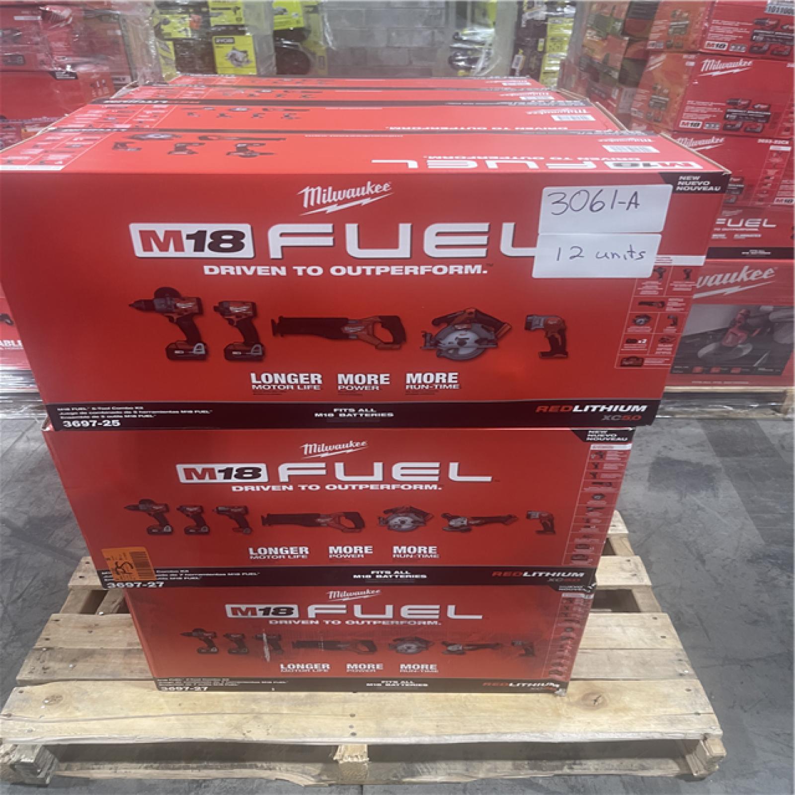 Pittston Location As-Is Power Tools Partial Truckload (13 Pallets) 3061-A