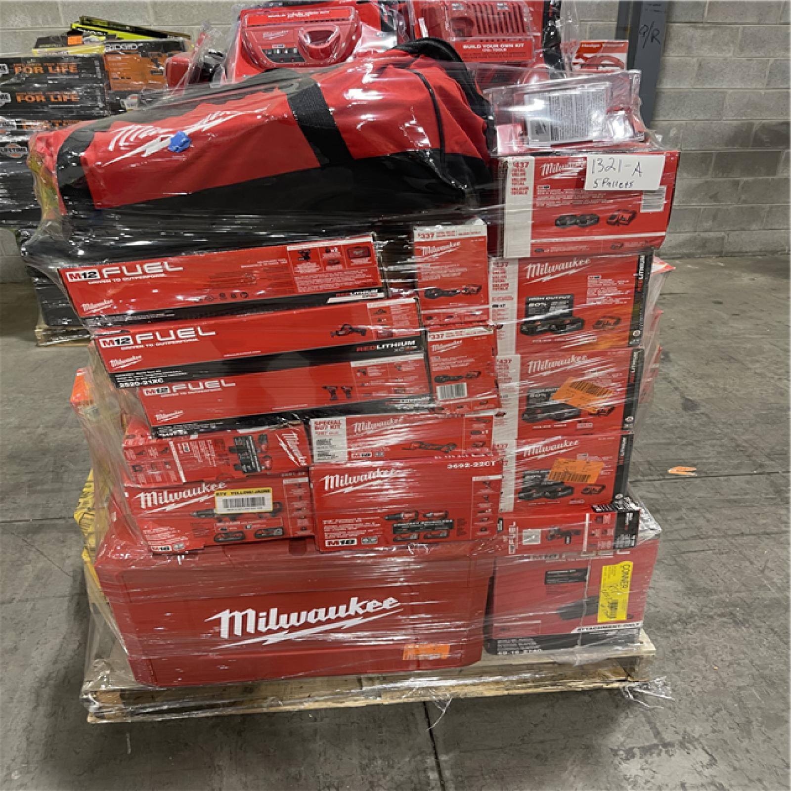 Pittston Location As-Is Power Tools Partial Truckload (5 pallets) 1321-A