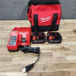 HOUSTON LOCATION - AS-IS Milwaukee M18 18V Lithium-Ion Cordless Drill Driver/Impact Driver Combo Kit