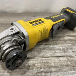AS-IS DEWALT 20V MAX Cordless Brushless 4-1/2 in. Angle Grinder with Paddle Switch (Tool Only)