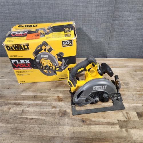 HOUSTON LOCATION - AS-IS DeWALT Flexvolt Max 7-1/4  60V Brushless Circular Saw DCS578B (Bare Tool)