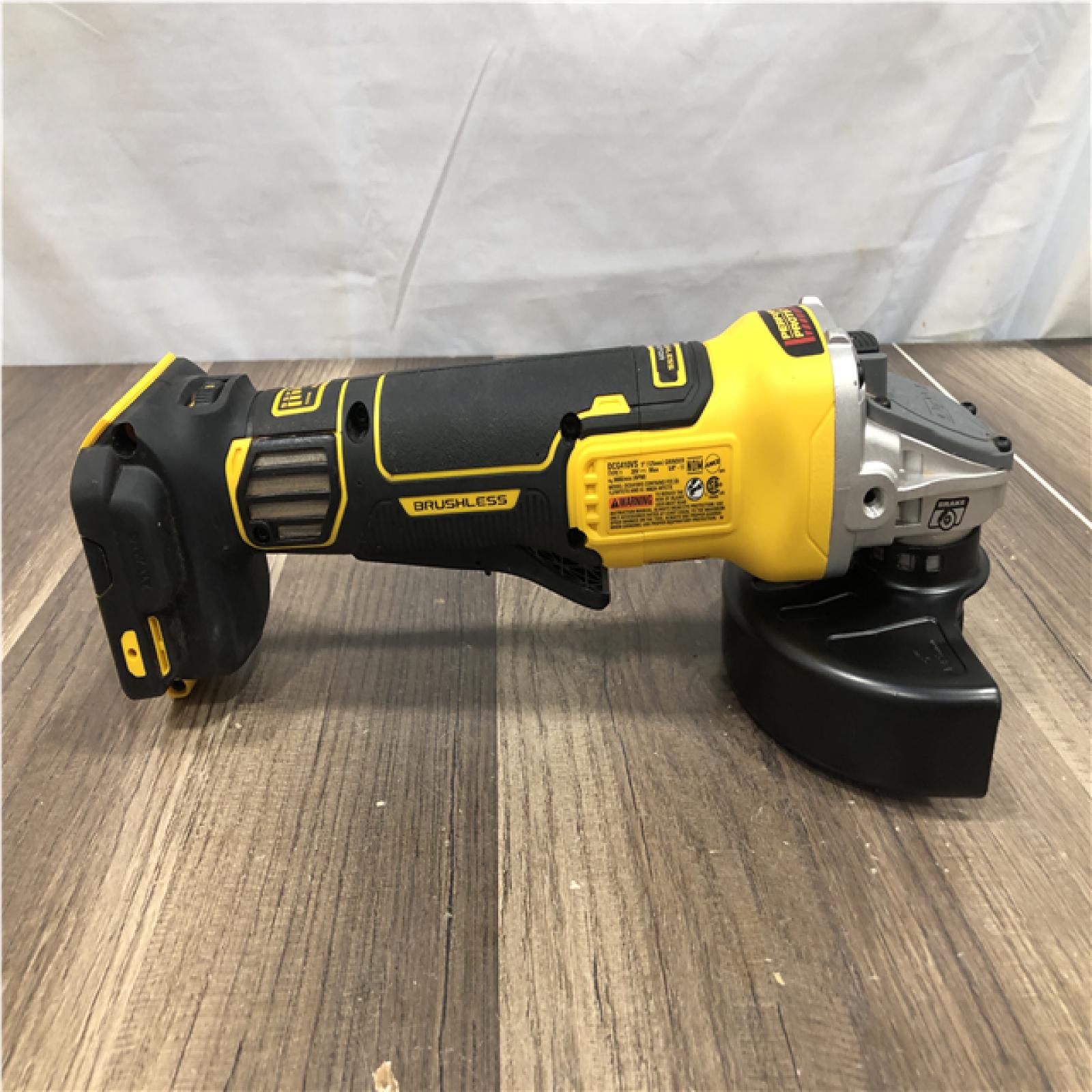 AS-IS DEWALT 20V XR Cordless 4-1/2. in. to 5 in. Variable Speed Angle Grinder (Tool Only)