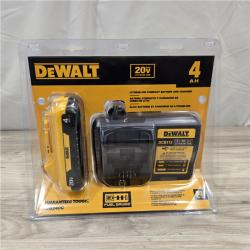 NEW! - DEWALT 20V MAX Compact Lithium-Ion 4.0Ah Battery Pack with 12V to 20V MAX Charger