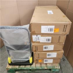 Phoenix NEW 880 lb. Capacity Heavy Duty Steel Moving Platform Hand Truck, Foldable Push Cart Dolly with 2-Swivel Brake Wheels Pallet of 8