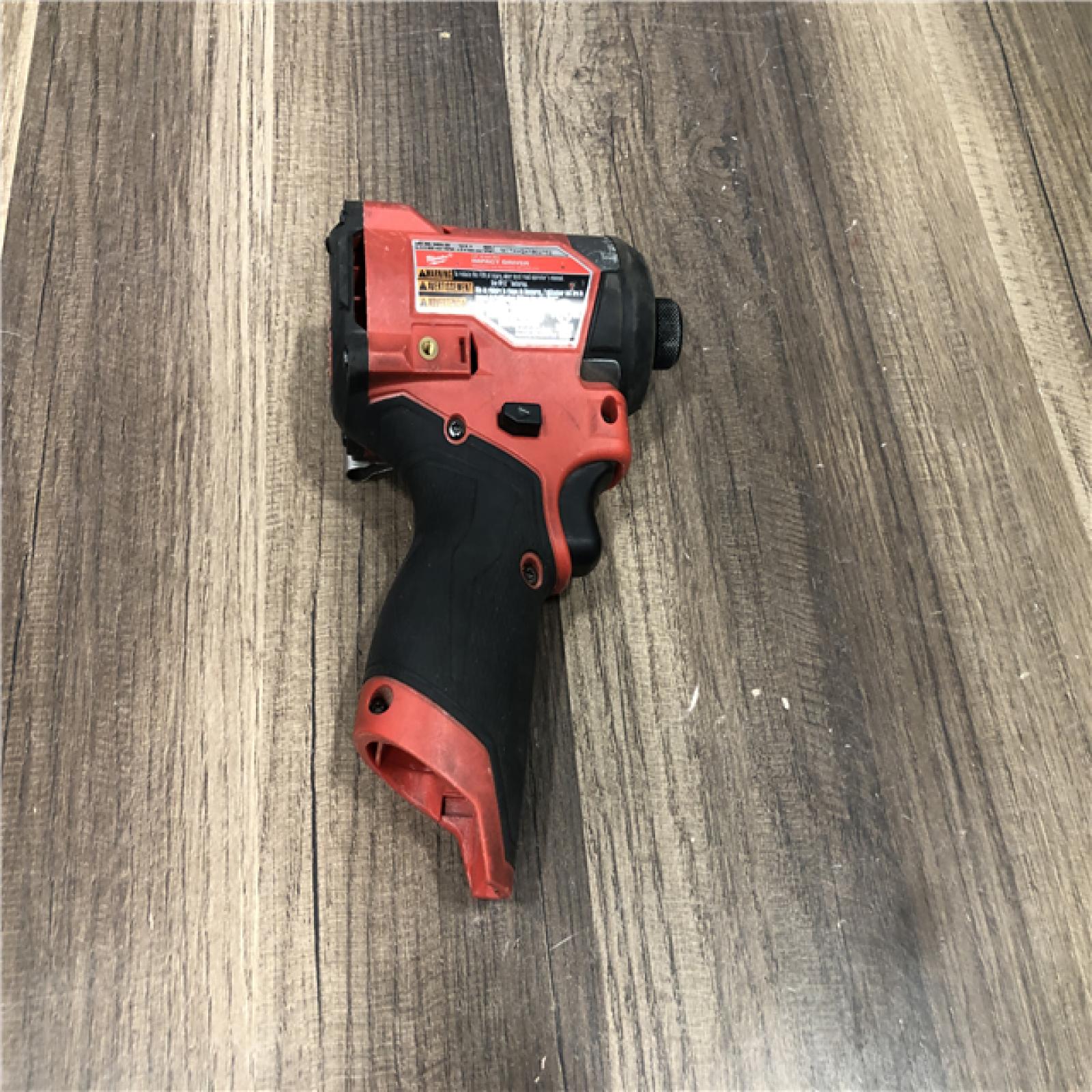 AS-IS Milwaukee  FUEL 12V Lithium-Ion Brushless Cordless 1/4 in. Hex Impact Driver (Tool-Only)