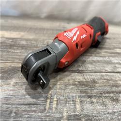 AS-IS Milwaukee FUEL 12V Lithium-Ion Compact 3/8 in. Cordless Ratchet (Tool-Only)