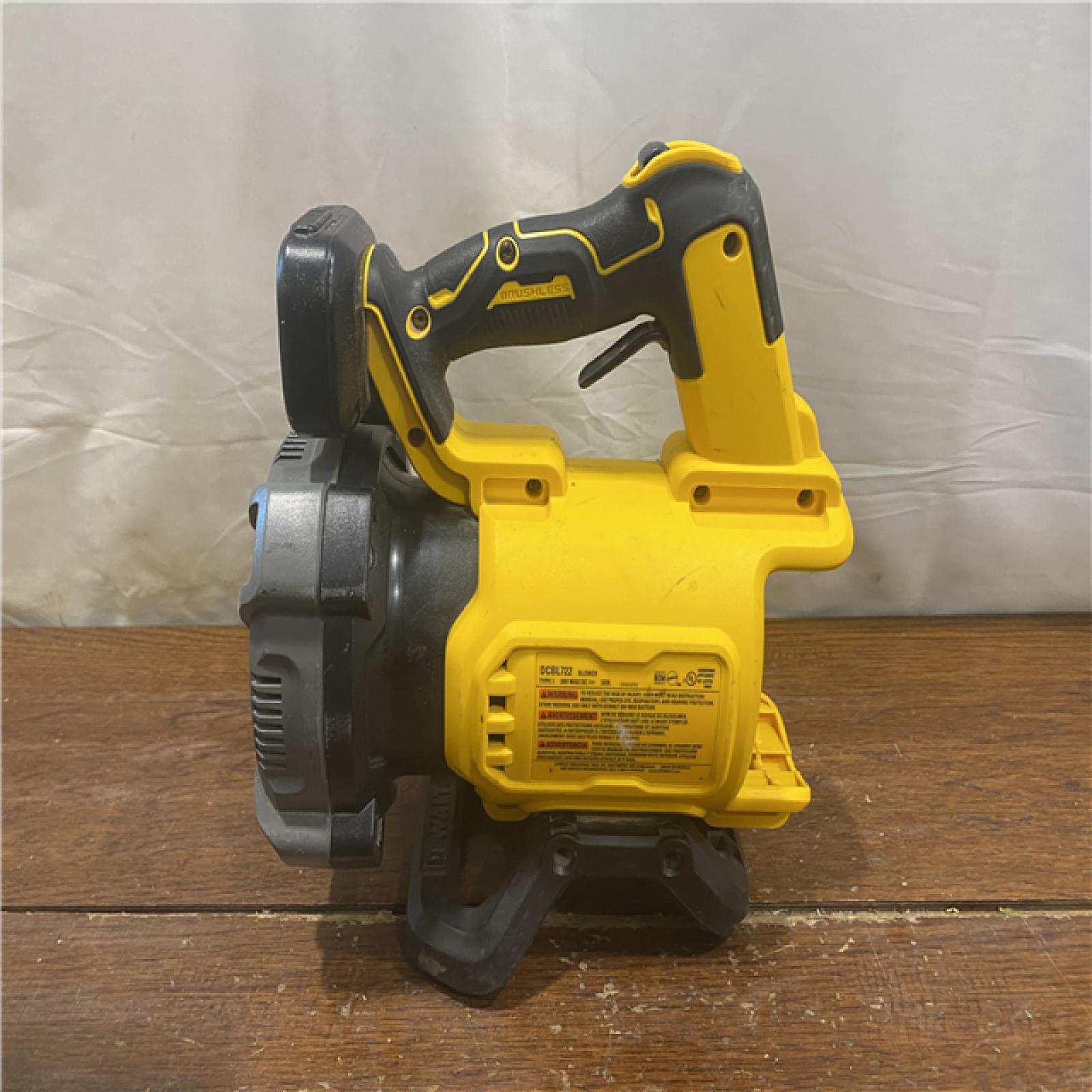 AS-IS DEWALT 20V MAX 125 MPH 450 CFM Brushless Cordless Battery Powered Blower (Tool Only)