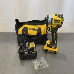 AS-IS - DeWALT ATOMIC 20V Max Lithium-Ion Brushless Cordless Compact 1/4 in. Impact Driver Kit
