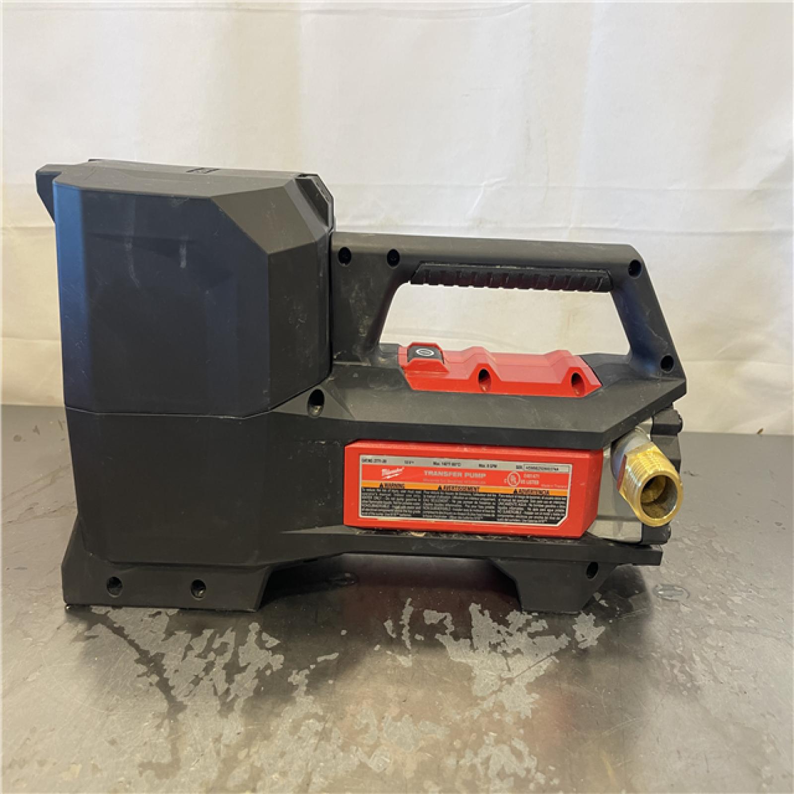 AS-IS- Milwaukee 18V 1/4 HP Lithium-Ion Cordless Transfer Pump (Tool Only)