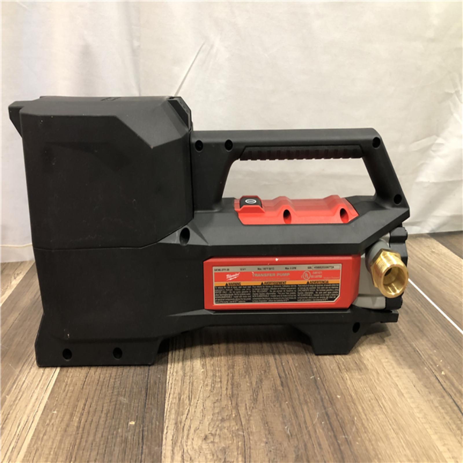 AS-IS Milwaukee 18-Volt 1/4 HP Lithium-Ion Cordless Transfer Pump (Tool Only)
