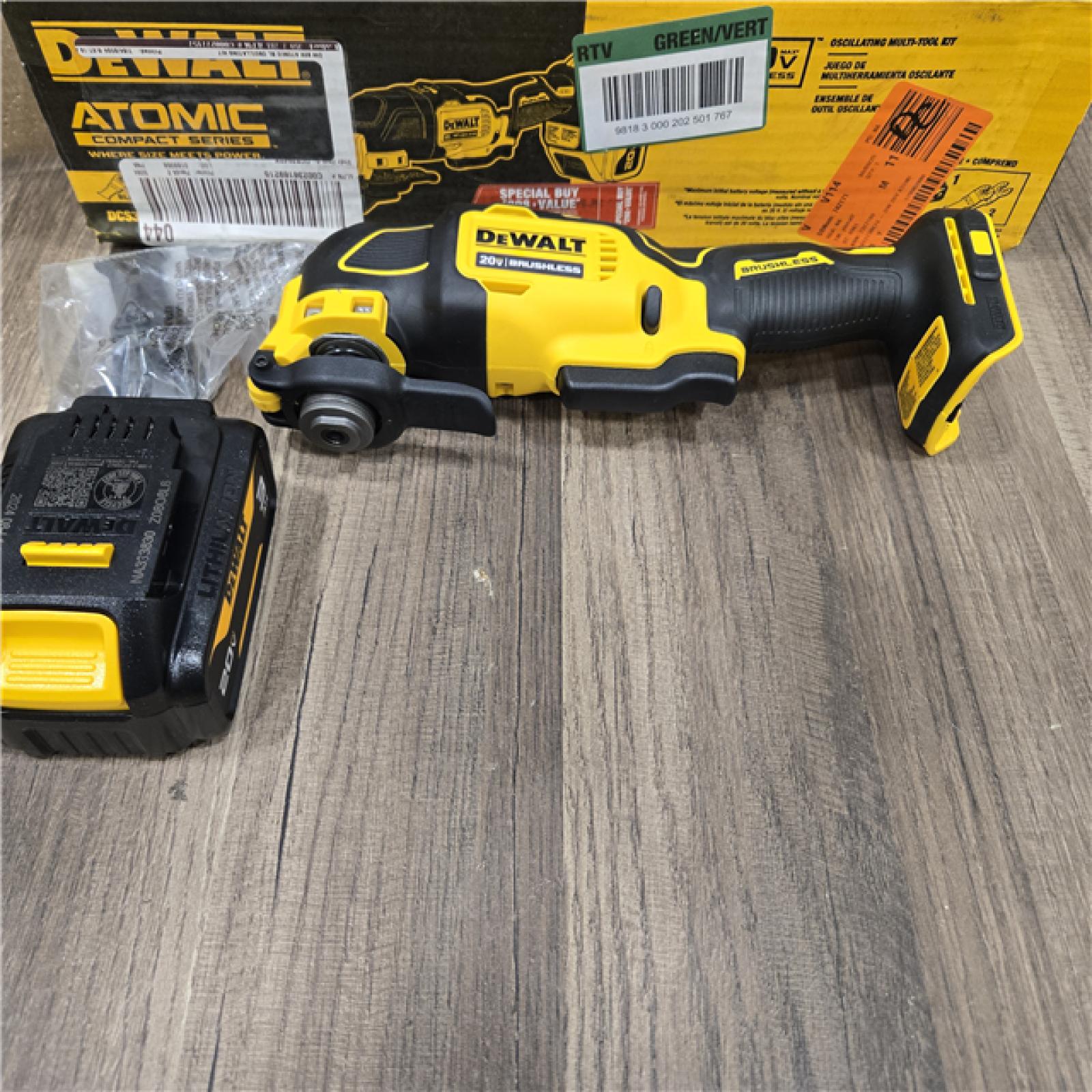 GOOD DEWALT Atomic 20-Volt Lithium-Ion Oscillating Tool Kit with 3 Ah Battery