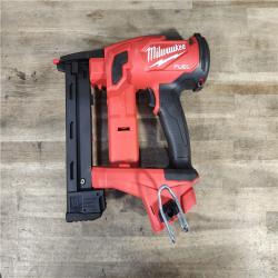 HOUSTON LOCATION - AS-IS MILWAUKEE FUEL 18-Volt Lithium-Ion Brushless Cordless 18-Gauge 1/4 in. Narrow Crown Stapler (Tool-Only)