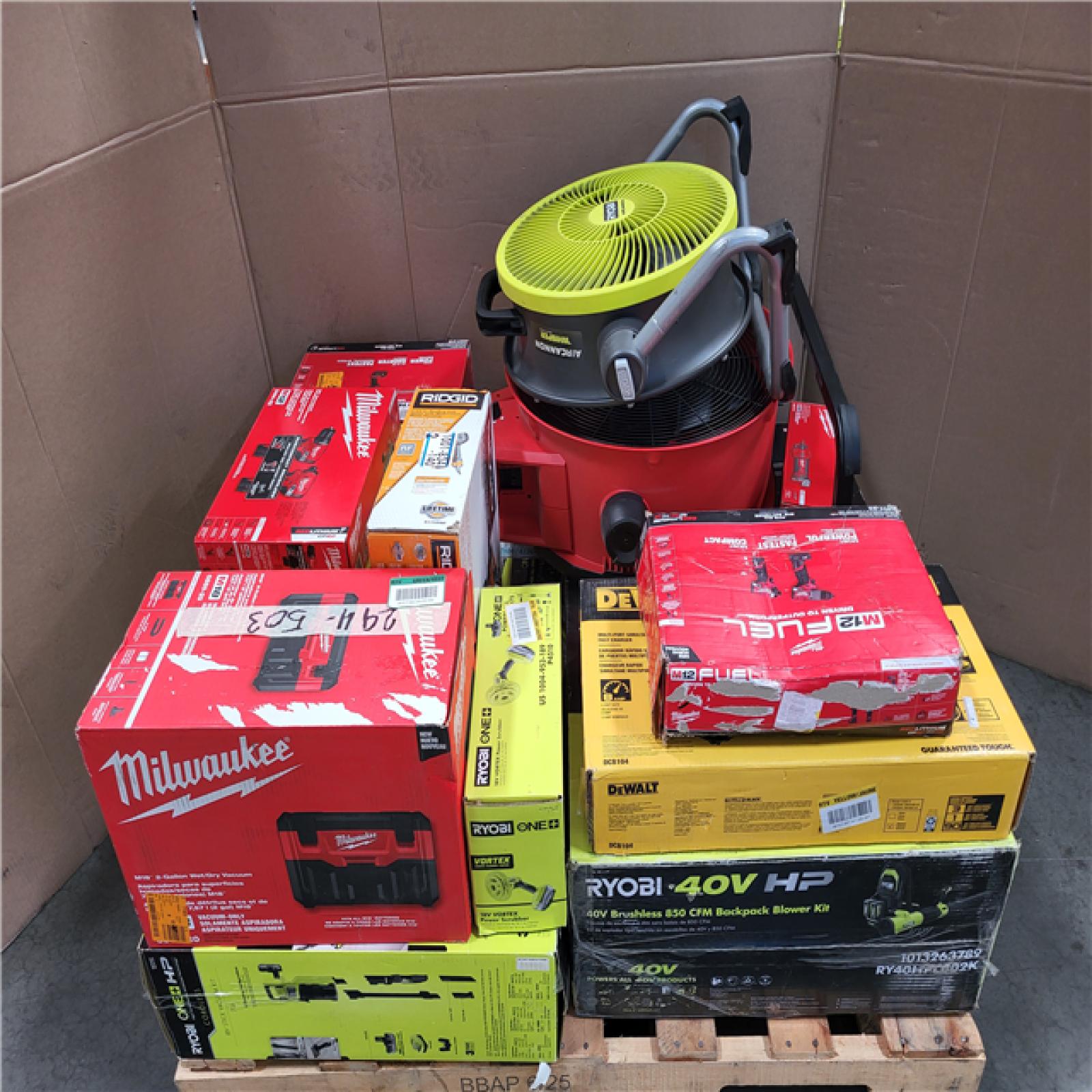 CALIFORNIA AS-IS TOOL PALLET