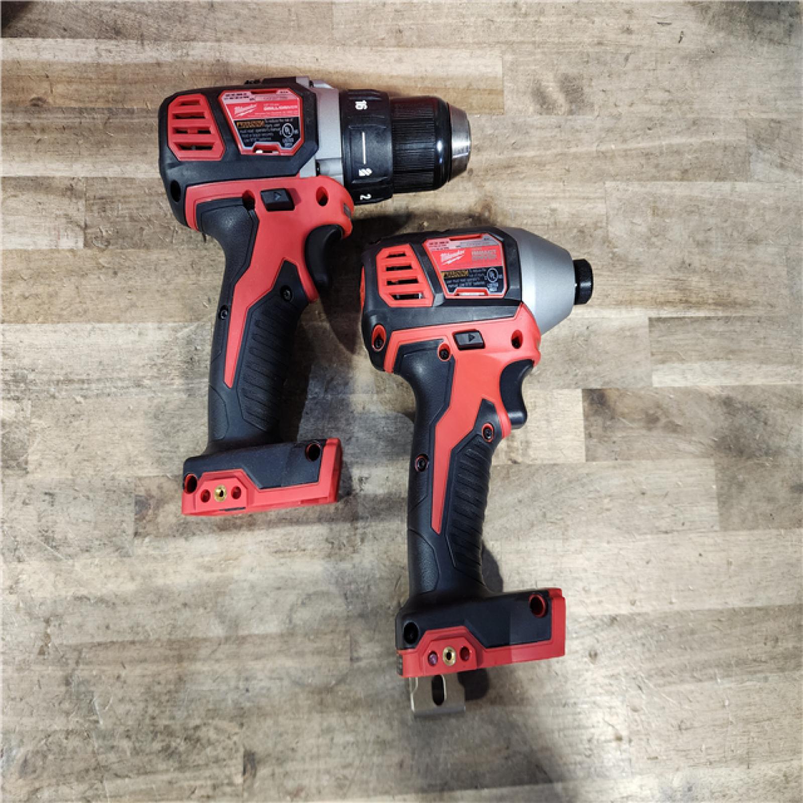 HOUSTON LOCATION - AS-IS Milwaukee M18 Brushed Cordless (2-Tool) Drill/Driver and Impact Driver Kit
