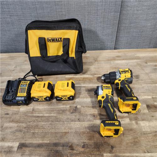HOUSTON LOCATION - AS-IS DEWALT 2 TOOL COMBO KIT W/ (2) BATTERY & CHARGER