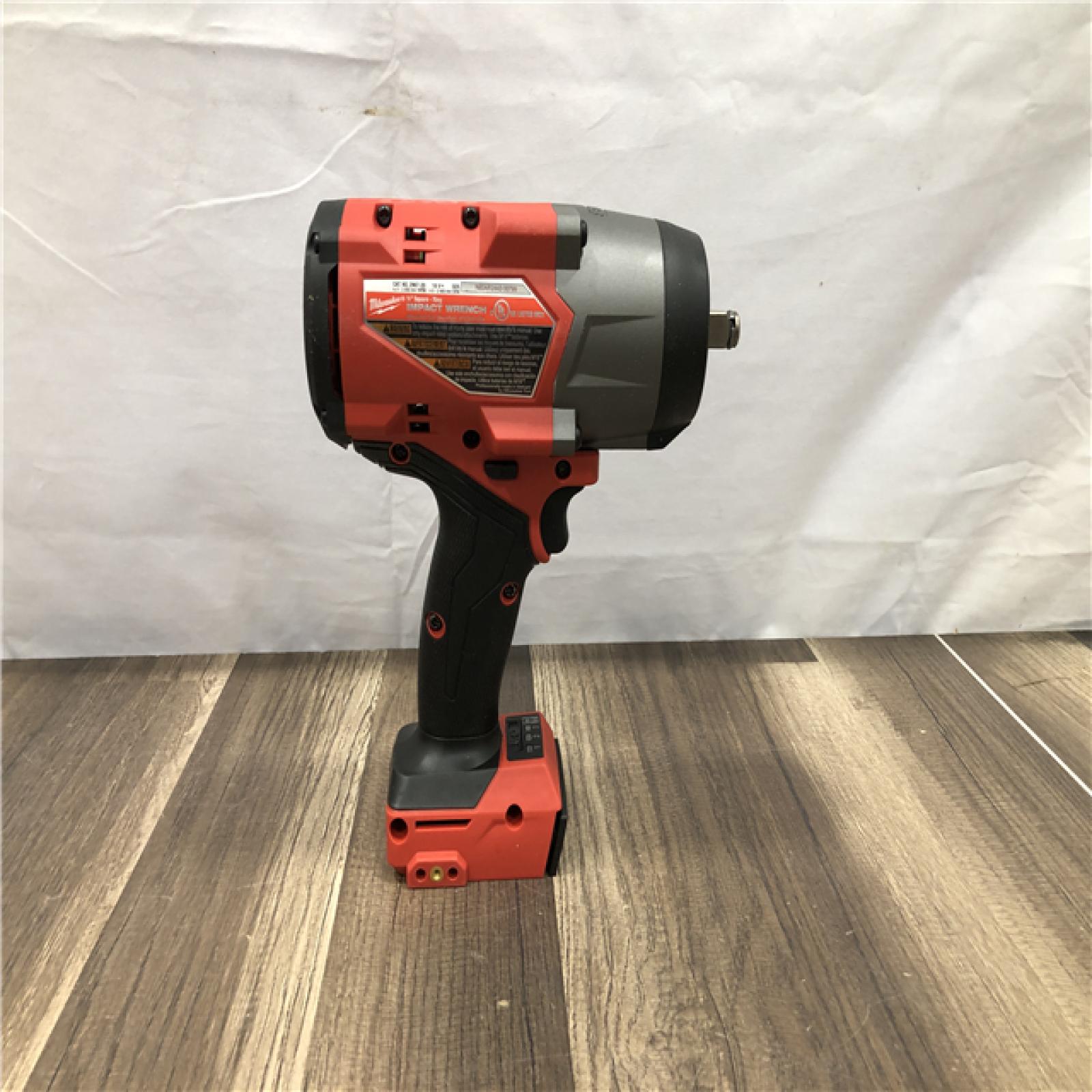 AS-IS Milwaukee FUEL 18V Lithium-Ion Brushless Cordless 1/2 in. Impact Wrench with Friction Ring (Tool-Only)
