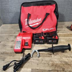 HOUSTON LOCATION - AS-IS MILWAUKEE 2 TOOL COMBO KIT W/ (2) BATTERY & CHARGER