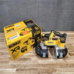 HOUSTON LOCATION - AS-IS DEWALT 20-Volt MAX 3-3/8 in. Cordless Brushless Bandsaw (Tool-Only)