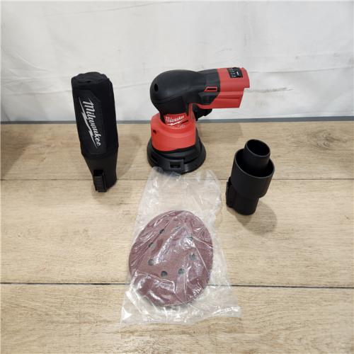 AS-IS- Milwaukee 18V Lithium-Ion Brushless Cordless FUEL 5 in. Random Orbit Sander (Tool-Only)