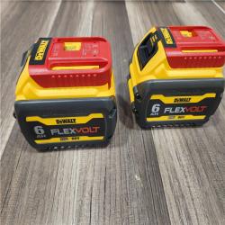 AS-IS DEWALT FLEXVOLT 20V/60V MAX Lithium-Ion 6.0Ah Battery Pack (2 Pack)