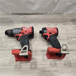 AS-IS MILWAUKEE FUEL 18V Cordless Hammer Drill and Impact Driver Combo Kit