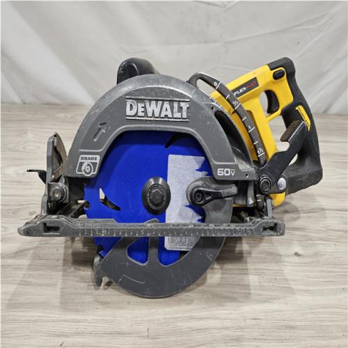 AS-IS DEWALT FLEXVOLT 60V MAX Cordless Brushless 7-1/4 in. Wormdrive Style Circular Saw (Tool Only)