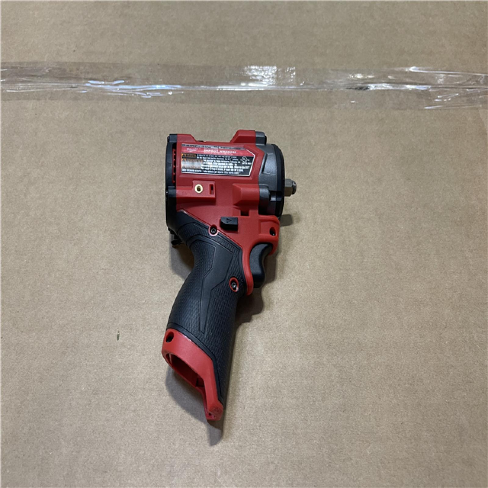 AS-IS Milwaukee FUEL 12V Cordless Stubby 3/8 in. Impact Wrench (Tool-Only)