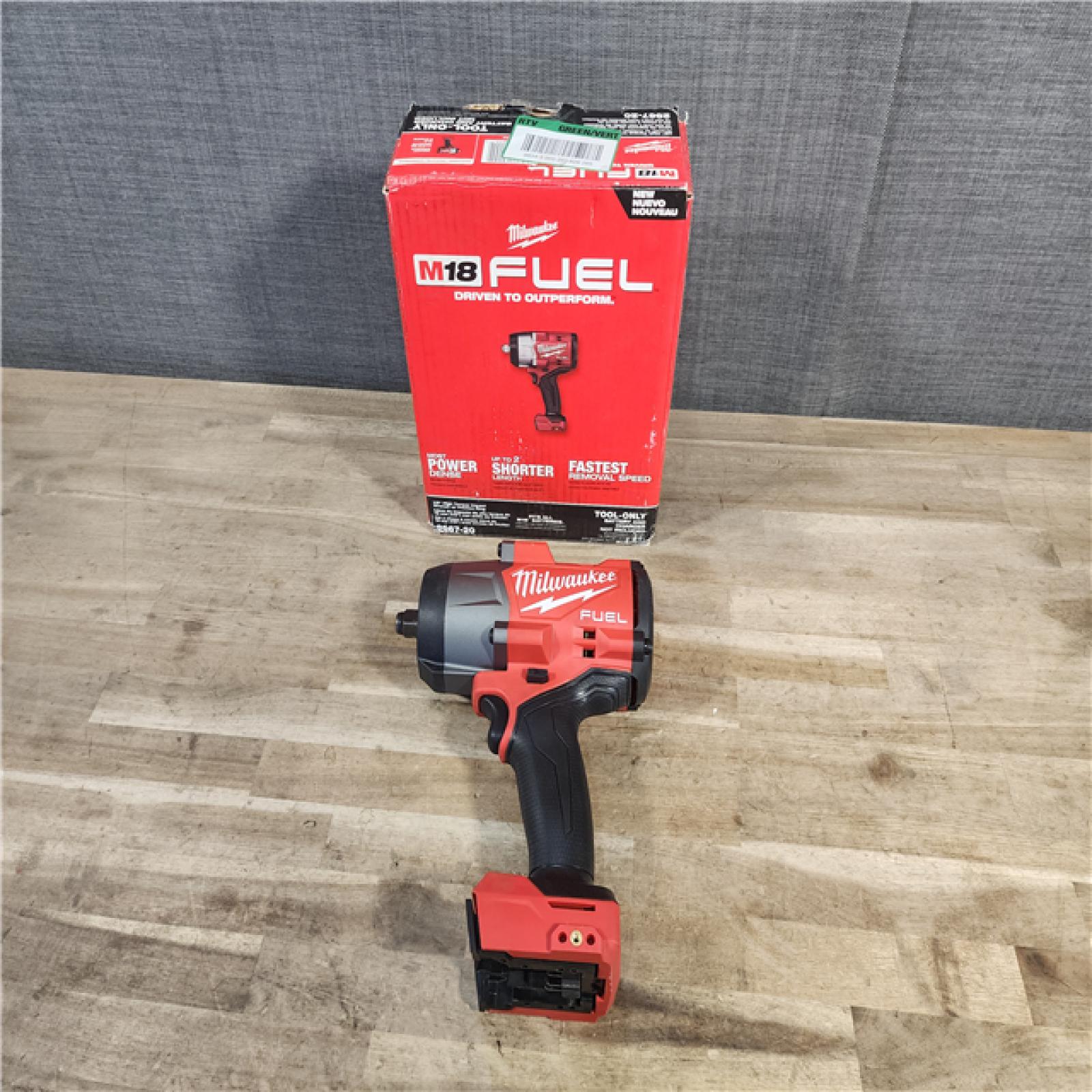 HOUSTON LOCATION - AS-IS (APPEARS LIKE NEW) Milwaukee M18 FUEL 18V Lithium-Ion Brushless Cordless 1/2 in. Impact Wrench with Friction Ring (Tool-Only)