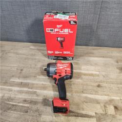 HOUSTON LOCATION - AS-IS (APPEARS LIKE NEW) Milwaukee M18 FUEL 18V Lithium-Ion Brushless Cordless 1/2 in. Impact Wrench with Friction Ring (Tool-Only)