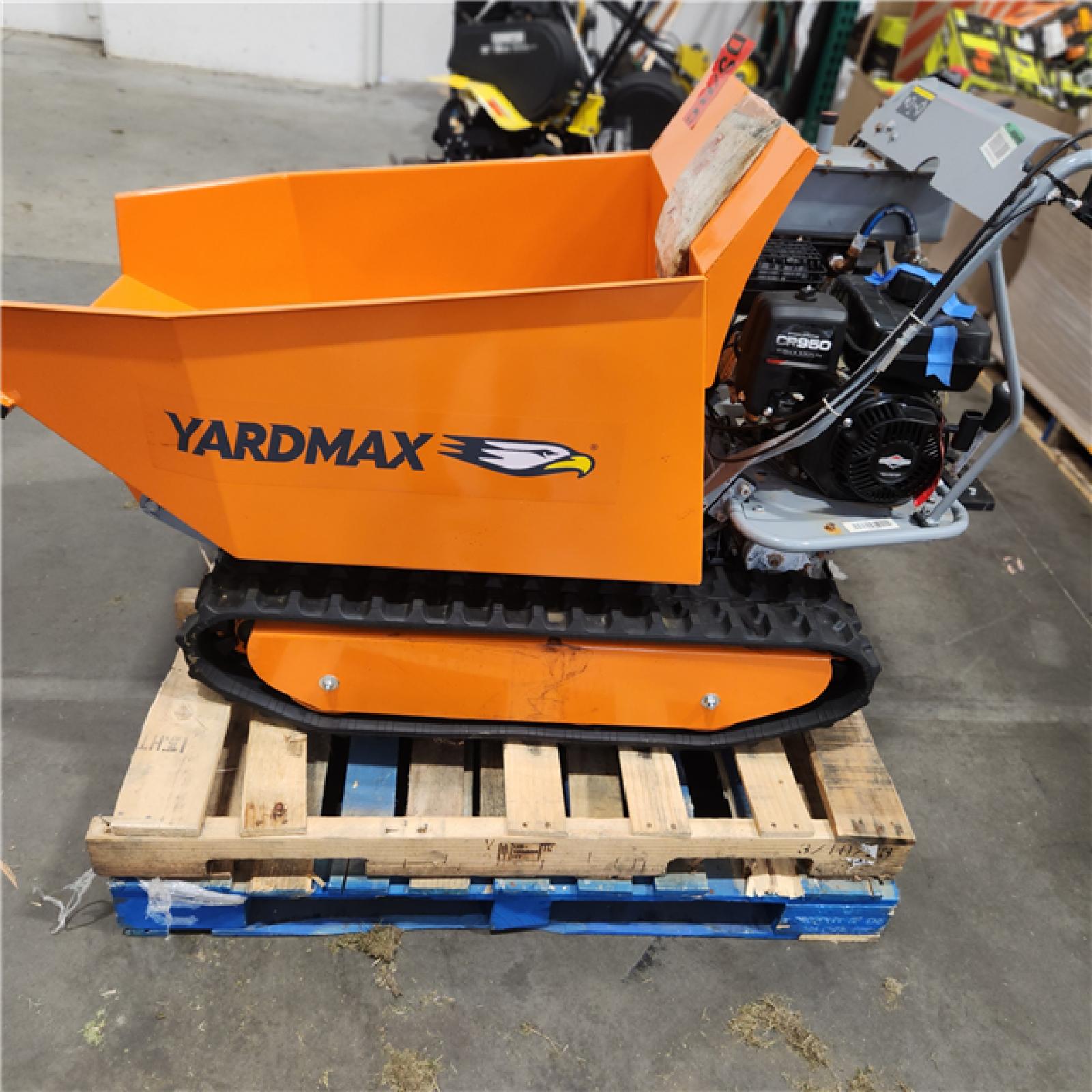 Dallas Location AsIs YARDMAX YD8105 Track Barrow Briggs CR950, 6.5