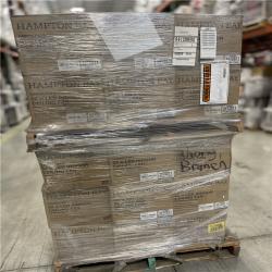 DALLAS LOCATION - Hampton Bay Carrolton II 52 in. LED Indoor Brushed Nickel Ceiling Fan with Light Kit PALLET-(30 UNITS)