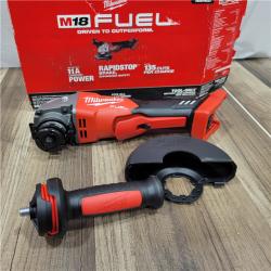 AS-IS Milwaukee 2880-20 M18 FUEL 18-Volt Lithium-Ion Brushless Cordless 4-1/2 in./5 in. Grinder W/Paddle Switch (Tool-Only)