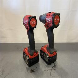 AS-IS - MILWAUKEE FUEL 18V Lithium-Ion Brushless Cordless Hammer Drill and Impact Driver Combo Kit