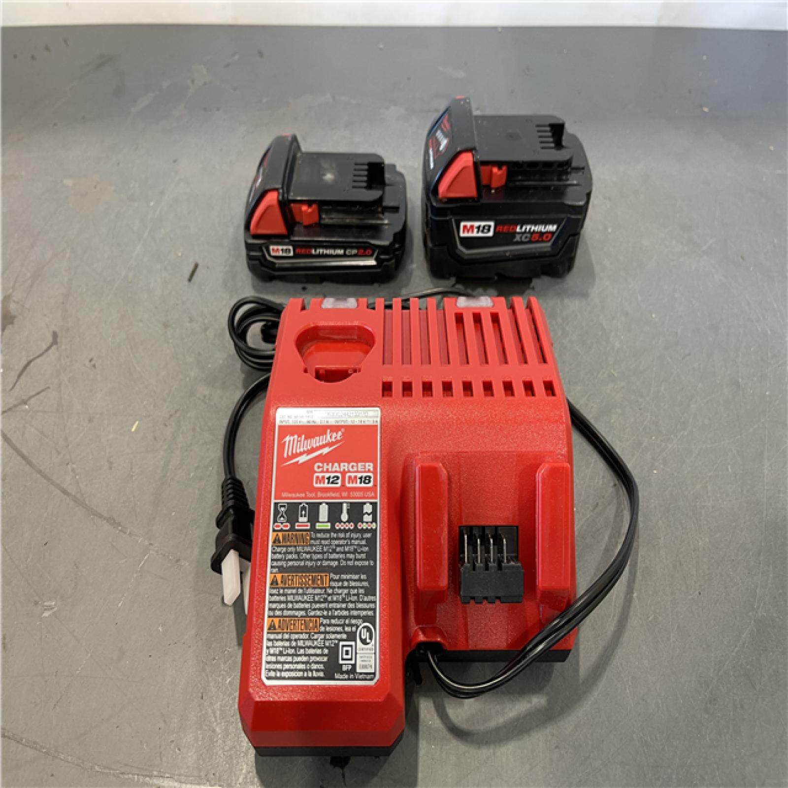 AS-IS - Milwaukee M18 18-Volt Lithium-Ion Starter Kit