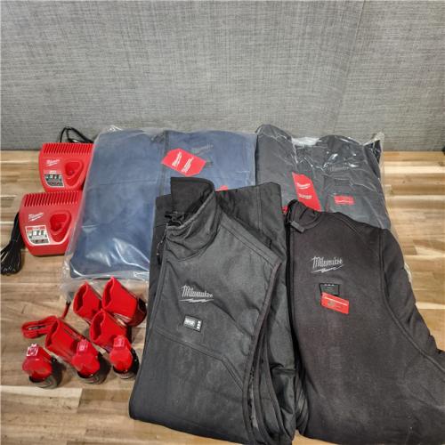 HOUSTON LOCATION - AS-IS MILWAUKEE 4 HEATED CLOTHING COMBO KIT