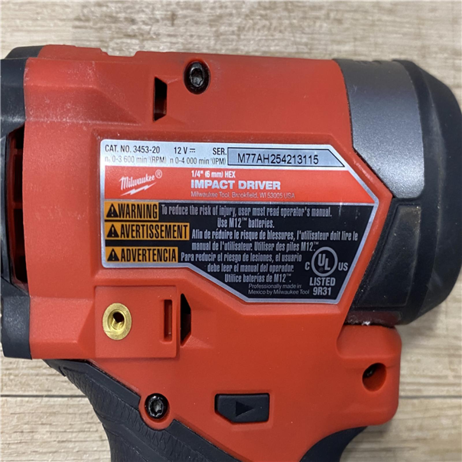 AS-IS Milwaukee FUEL 12-Volt Lithium-Ion Brushless Cordless Hammer Drill and Impact Driver Combo Kit