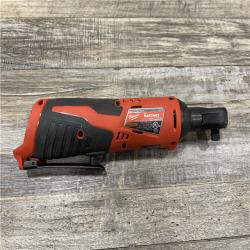 AS-IS Milwaukee 12V Lithium-Ion Cordless 3/8 in. Ratchet (Tool-Only)
