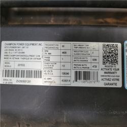 CALIFORNIA AS-IS CHAMPION PORTABLE GENERATOR