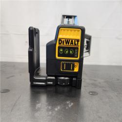AS-IS- DEWALT 12V MAX Lithium-Ion 100 ft. Green Self-Leveling 3-Beam 360 Degree Laser Level with 2.0Ah Battery  Charger and Case