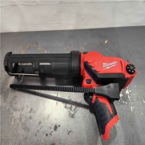 AS-IS- Milwaukee 12V Lithium-Ion Cordless 10 oz. Adhesive and Caulk Gun (Tool-Only)